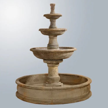 Giannini Garden Pavana Three Tier Pond Fountain